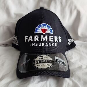 Nascar New Era 5 Kasey Kahne Farmers Stretchfit Hat - New